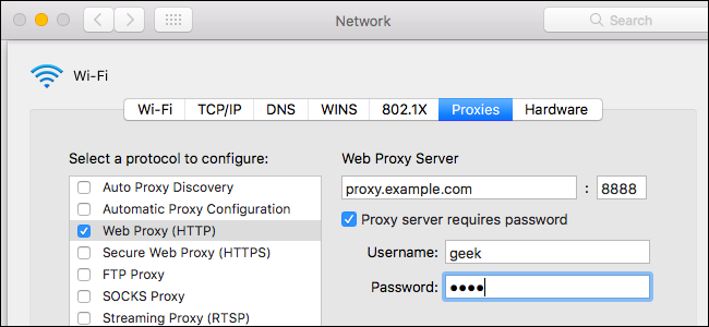 free proxy server for mac